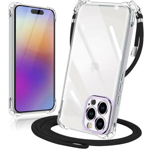 iPhone 16 Pro Max �P�[�X �N���A �V�����_�[ �ϏՌ� �A�C�t�H��16 Pro Max �X�}�z�P�[�X ���� ���^ �y�� �J�o�[ �񂩂� ���|�� ��|���P�[�X �X�g���b�v�t�� �c / �� 2WAY ���O���\ ���������\ 