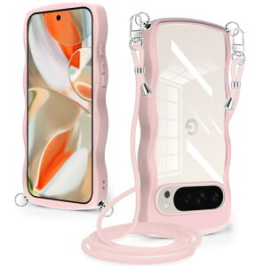 Google Pixel 9 Pro �P�[�X �N���A �V�����_�[ �ϏՌ� ���킢�� �l�C �s�N�Z�� 9 Pro �J�o�[ ���� �X�}�z�P�[�X ���^ �y�� �񂩂� ���|�� ��|���P�[�X �X�g���b�v�t�� ���O���\ ���������\ ��