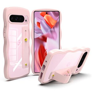 Google Pixel 9 Pro �P�[�X �N���A �X�^���h�@�\ �s�N�Z�� 9 Pro �X�}�z�P�[�X �ϏՌ� �J�o�[ ���� �y�� ���^ ������� �l�C �X�g���b�v�z�[�� (�s���N)