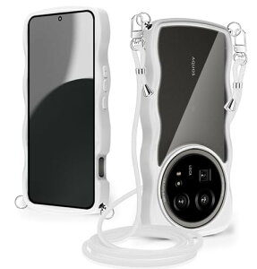 AQUOS R9 pro SH-54E �P�[�X �N���A �V�����_�[ �ϏՌ� ���킢�� �l�C AQUOS R9 Pro �J�o�[ ���� �X�}�z�P�[�X ���^ �y�� �񂩂� ���|�� ��|���P�[�X �X�g���b�v�t�� ���O���\ ���������\ ���C