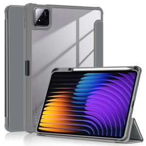 Xiaomi Pad 7 �P�[�X �w�ʓ��� Xiaomi Pad 7 Pro �P�[�X �N���A �C���X�g ��� �y�����[�\ Android �V���I�~ Pad7 Pro �����P�[�X �J�o�[ �O�܂�X�^���h �I�[�g�X���[�v�@�\ �ϏՌ� �y�� ������ �O��