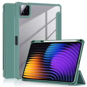 Xiaomi Pad 7 �P�[�X �w�ʓ��� Xiaomi Pad 7 Pro �P�[�X �N���A �C���X�g ��� �y�����[�\ Android �V���I�~ Pad7 Pro �����P�[�X �J�o�[ �O�܂�X�^���h �I�[�g�X���[�v�@�\ �ϏՌ� �y�� ������ �[��
