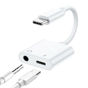 �C���z�� �ϊ��A�_�v�^ Type-C to 3.5mm�ϊ��C���z���W���b�N 30W�}���[�d ���y�Đ� / �ʘb���쓋��16bit / 48KHz Hi-Fi���� Android / Pad / PadPro / phone15 / 15pro / windows / Type C�Ȃǋ@��ɓK�p...