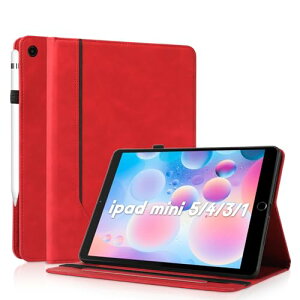 iPad Mini 5 / 4 / 3 / 2 / 1 �P�[�X ��5���� / ��4���� 7.9�C���` �ϏՌ� �����h�~ PU���U�[ �J�o�[ Apple Pencil ���[�\ �I�[�g�X���[�v / �E�F�C�N�@�\�A�C�p�b�h �~�j ��5���� �X�}�[�g�J�o�[ ������