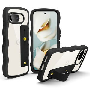 Google Pixel 9A �P�[�X �N���A �X�^���h�@�\ �O�[�O�� �s�N�Z��9a �X�}�z�P�[�X �ϏՌ� �J�o�[ ���� �y�� ���^ ������� �l�C �X�g���b�v�z�[�� (�u���b�N)