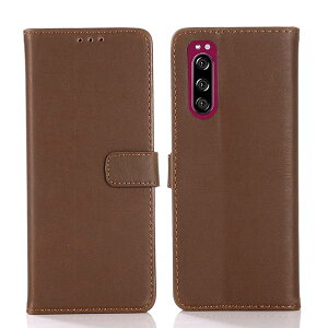 �N���V�b�N���g�� �蒠�^ �P�[�X Xperia 5 au SOV41 / SO-01M / 901SO �Ή� SONY �X�}�z�P�[�X (�_�[�N�u���E��) PU�v ���z�^ ���J�� �蒠�P�[�X �\�j�[ �G�N�X�y���A5 �G�N�X�y���A2 Xperia5 BROWN ��������