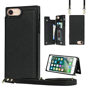 For iPhone SE 2 2020 / SE 3 2022 wʃP[X 蒠^ iPhone 7 / 8 P[X| iPhone 6 / 6s z^P[X gуJo[ |΂߂V_[ Xgbvt PUU[+TPU DꏬK