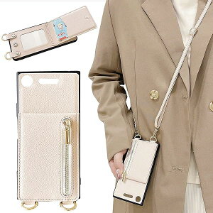 Xperia XZ1 �P�[�X �������U�[ Xperia XZ1 �J�o�[ ���|�� �񂩂� �΂߂��� SO-01K �P�[�X �V�����_�[ �G�N�X�y���A XZ1 �P�[�X �~���[�P�[�X SOV36 �P�[�X �֗� �J�[�h�|�P�b�g �X�^���h�@�\ ����������