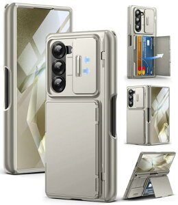Samsung Galaxy S24 Plus �P�[�X�A�X���C�h���J�����J�o�[���X�N���[���v���e�N�^�[�A�~���^���[�O���[�h�̑ϏՌ���Galaxy S24+ Plus�g�уP�[�X�i2024�j�x���g�o�b�N���A�X�^���h�t���A�O���[