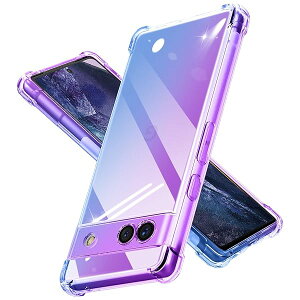 Google Pixel 8A ケース グラデーション クリア 全面保護カバー 耐衝撃 衝撃吸収 tpu 耐震 ソフト軽量 薄型 落下防止 透明 耐久 黄変防止 指紋防止 滑り防止 人気 携帯カバー 紫/青 送料無料