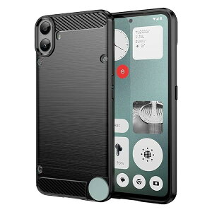 Nothing CMF Phone 1 ケース シリコン 衝撃吸収カバー 防指紋 Nothing CMF Phone1 カバー (ブラック) 送料無料