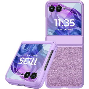 ���g���[�� 50 �E���g�� �ی�J�o�[ �q���W�ی� �ϏՌ� �����K���X �L���L�� �y�� ���^ Moto Razr 50 Ultra/Razr+ 2024 �X�}�z�P�[�X �o���p�[ �h�� ���菝�h�~ �w��h�~ �����h�~ �S�ʕی� Razr 50 Ultra C