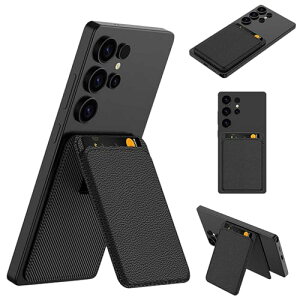 Galaxy s25 Ultra�P�[�X �J�o�[ ���C�z�����܂��݃J�[�h�z���_�[ ���z [PU+PC] �� �y�� Case �o���p�[ S25 Ultra �X�}�z�P�[�X ������� �ϏՌ� �Ռ��z�� �g�ѕ֗� �M�����N�V�[ S25 Ultra �P�[�X�i��/�u