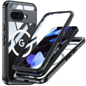 sNZ 9A  P[X NA Google Pixel 9A p tJo[ MagSafeΉ wFؑΉ X}zP[X Jo[ 360°Sʕی ϏՌ Ռh VR y EȒP  QiCX[d
