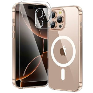 3in1 for iPhone 16 Pro Max P[X NA MagSafeΉ ϐFh~ KXtB1+Jی1 ϏՌ Xgbvz[tACtH16v}bNXP[X 6.9C` NA 