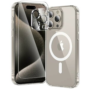 3in1 for iPhone 15 Pro Max P[X NA MagSafeΉ ϐFh~ KXtB1+Jی1 ϏՌ Xgbvz[tACtH15v}bNXP[X 6.7C` NA 