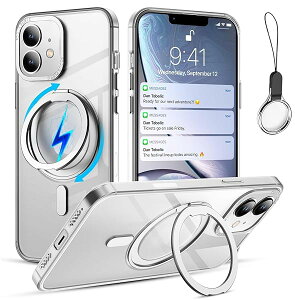 iPhone 11Pro �P�[�X Magsafe�Ή�[360°��]�\�� Magsafe�����O�X�^���h �z���_�[ ��̌^�E�X�g���b�v1��t��]�X�^���h�@�\ �c�����Ή� �X�}�z�P�[�X �ϏՌ� �J���������Y�ی� 11Pro ������ �}�O�l�b