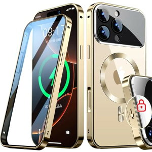 iPhone 16 Pro Max P[X Magsafe 360°Sʕی ʋK }OZ[t CX[dΉ Xgbvz[t A~op[X  lC 6.9C`(S[h) 