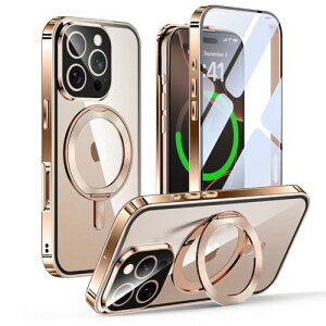 iPhone 16 Pro P[X ʕی MagSafeΉ CDO 360°]X^h A~op[P[X X}zP[X 9HKX PCw JYی tJo[ CX[d cΉ x^