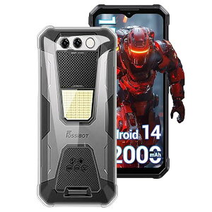 FOSSiBOT F106 Pro ケース クリア 耐衝撃 軽量 薄型 保護カバー スマホケース 傷つけ防止 FOSSiBOT F106 Pro カバー (クリア)