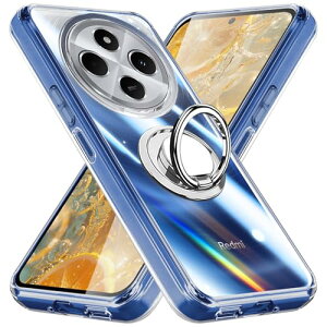 Xiaomi Redmi 14C ケース クリア リング付き TPU シャオミ レッドミ 14C ソフト カバー 黄変防止 耐衝撃 薄型 ケース 車載ホルダー対応 滑り止め 落下防止 送料無料