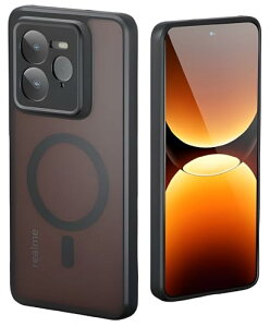 Realme GT 7 Pro P[X CX[d Ή ϏՌ h~ ~ ϋv Sʕی TPU+PCf y Realme GT 7 Pro Jo[ (ubN) 