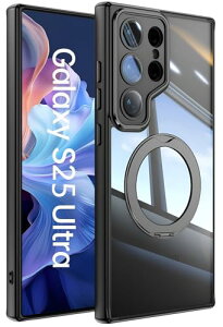 Galaxy S25 Ultra P[X CX[d Ή @\ O z_[ cΉ 360x ] ϏՌ h~ ~ TPU+PCf y MNV[S25 Ultra Jo[ (ubN) 