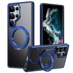 Galaxy S25 Ultra �P�[�X MagSafe�Ή� S25 Ultra �P�[�X �L�b�N�X�^���h�t�� �� �M�����N�V�[S25ultra �}�O�l�b�g�P�[�X �ϏՌ� �J�o�[[360�x��]�X�^���h �B���X�^���h] �c�����Ή������Y�ی� ���C�����X