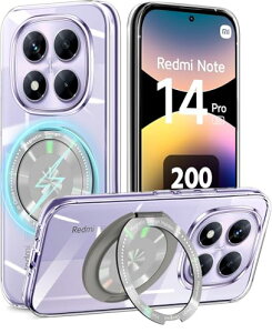 Xiaomi Redmi Note 14 Pro 5G P[X NA Ot 360°]X^h ϏՌ VI~ bh~[ m[g 14v Jo[ y ^ lC redmi note14pro X}zP[X  TPU ԍڃz_[Ή (N