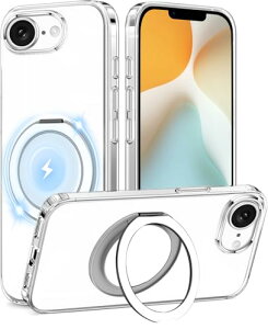 iPhone 16e P[X NA Ot 360°]X^h MagSafeΉ CAX[dΉ ϏՌ ACtH 16e Jo[ ^ y lC iphone16e X}zP[X  PC + TPU ԍڃz_[Ή (NA) 