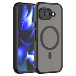 Google Pixel 9a P[X [MagSafeΉ] Google Pixel 9a Jo[ }bg  TPU+PC Yی ^ wh~ h~ Sی y SʕیJo[ (ubN) 