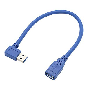 USB 3.0 P[u P[u USB 3.0 L^ E90°ϊP[u ^CvAIX- ^CvAX  5Gbps̃f[^][h (L) 