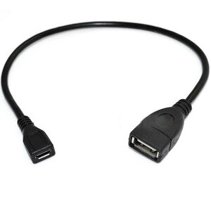 USB2.0 ケーブル USB 2.0 メス Micro USBメス 変換 延長 コネクタコネクタ付き 480Mbpsのデータ転送同期リード マイクロUSB 延長ケーブル 送料無料