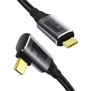 USB 4 P[u 1m L^ Thunderbolt 4 Thunderbolt 3  USB - C     USB-IFF؎擾 [100W[d / 40Gbps] / 8k@60Hz&4K@120Hz] xiC҂ݍ ܂Ȃ ϋv X}[gtH ^ubg 