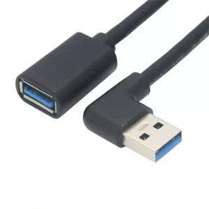 USB 3.0 L^ E90°ϊP[u ^CvAIX- ^CvAX  5Gbps̃f[^][h USB 3.0 P[u (L (0.15m) Black) 