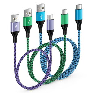 USB ^Cvc [dP[u iPhone 16 Ahh [0.5m / 0.9m / 1.8m] 3{g USBP[u }[d ܂Ȃ X}z[dP[u Type C iphone15 Quick Charge3.0Ή Xperia / Galaxy / LG / iPad Pro / MacBook / iPhone 15 
