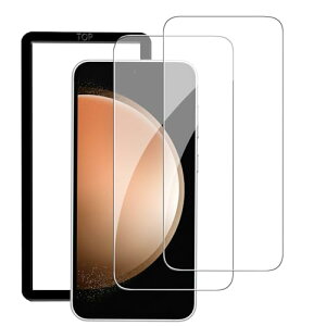 Galaxy S23 FE �K���X�t�B���� 2�� �����K���X �K�C�h�g�t�� �����z�� �d�x9H �����K���X �ϏՌ� SCG24 �t����� �ی�t�B���� ��������