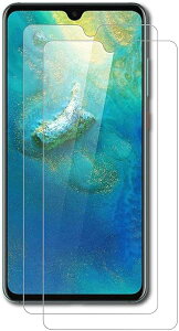 HUAWEI Mate 20 X �K���X�t�B���� [2���Z�b�g] 2.5D���E���h�G�b�W���H �����ߗ� �����K���X�t�B���� �d�x9H HUAWEI Mate20 X �Ή� ��������