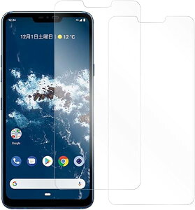 Android One X5 �K���X�t�B���� [2���Z�b�g] 2.5D���E���h�G�b�W���H �����ߗ� �����K���X�t�B���� �d�x9H Android OneX5 Y!mobile �Ή� ��������