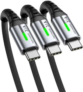 USB C P[u 0.5m+2m+2m USB A & USB C QC 3.1A }[d ϋv f[^] ϋviC҂ ^CvC [dP[u iPhone 16 15 Pro Max Plus MacBook Air iPad Mini Samsung Galaxy Sony Google Pixel XperiaType-C