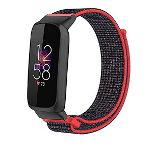 Fitbit Luxe �����o���h �r���v�o���h �i�C���� �X�g���b�v �X�|�[�c �����\ �����p �A�N�Z�T���[�i�u���b�N ���b�h�j ��������