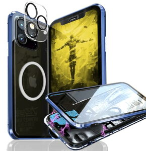 iPhone 13 Pro Max P[X NA ʋKX JtCt 360°Sʕی MagSafe CX[dΉ ACtH13 Pro Max  P[XCz A~op[gуX}zP[XlC iPhone1