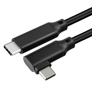 USB 3.2 Type C ケーブル L字 1m ブ20Gbps転送 100w急速充電 4K@60Hz映像出力 PD3.0 / QC3.0対応 タイプc ケーブル MacBook / MacBook Pro / iPad Pro / Nintendo Switch / Xperia / Galaxy / Google Pixel等Type-C機種対 超高耐久 送料