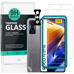 Poco F4 GT 5G 6.67 یtB KXtB KX tB 2ZbgJYve N^[t(ޗ) wʕیtBt ȒPLbgt 