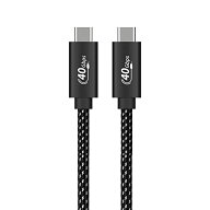 USB4 ケーブル 0.5m thunderbolt 4 Type C ケーブル [40Gbps高速転送 / 100w急速充電 / 8K@60Hz / 2つ5K@…