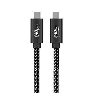 USB4 P[u 0.5m thunderbolt 4 Type C P[u [40Gbps] / 100w}[d / 8K@60Hz / 25K@60Hz / 24K@60Hz fo / PD3.0 / QC3.0Ή] Thunderbolt 3USB CƉʌ݊ X}[gtH / ^ubg / Q[