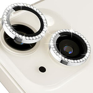 iPhone14 / 14 PlusとiPhone 15 / 15plusとiPhone 16 / 16plus用 カメラレンズカバー カメラフィルム チタン合金製 iphone14 / 15 / 16用カメラレンズ保護フィルムガラス キラキラ 耐衝撃 防塵 高透過率 露出オー