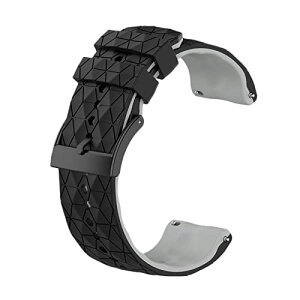 Suunto 7 / 9 / 9 Baro / D5 / Spartan Sport �o���h �x���g ���F �ւ��o���h �V���R���� �_�炩�� �ʋC �ϋv�� �X�|�[�c�o���h �X�}�[�g�E�H�b�` �A�N�Z�T���[ �i�u���b�N�E�O���[�j ��������