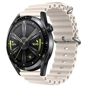 Galaxy Watch 3 / Gear S3 Classic / Huawei �����o���h ���v�o���h �x���g22mm �V���R�� �o���h �ϐ��� �����g�p �_��f�� ���Ƀt�B�b�g ������ ���p ���K