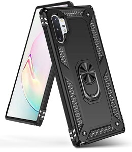 Galaxy Note 10 Plus �����O �P�[�X �ϏՌ� TPU �N���A ���^ �y�� �X�^���h�@�\ �ԍڃz���_�[�Ή� ��d�\�� �w��h�~ �S�ʕی� �X�N���u �J�����ی� �C�菝�h�~ ���o���Ղ� �X�N���b�`�h�~ ���E��
